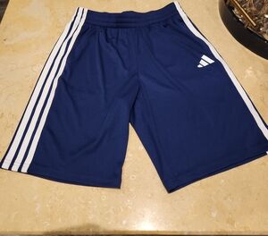 Adidas Men's Navy Blue Sports Shorts